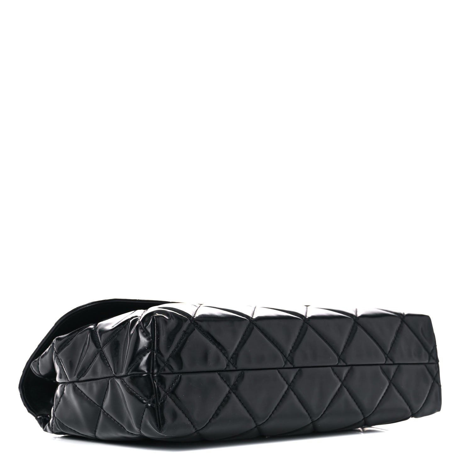 Chanel Vinyl Quilted In the Business Flap Bag Black 4 of 19