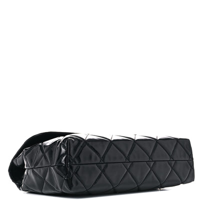 Chanel Vinyl Quilted In the Business Flap Bag Black 4 of 19