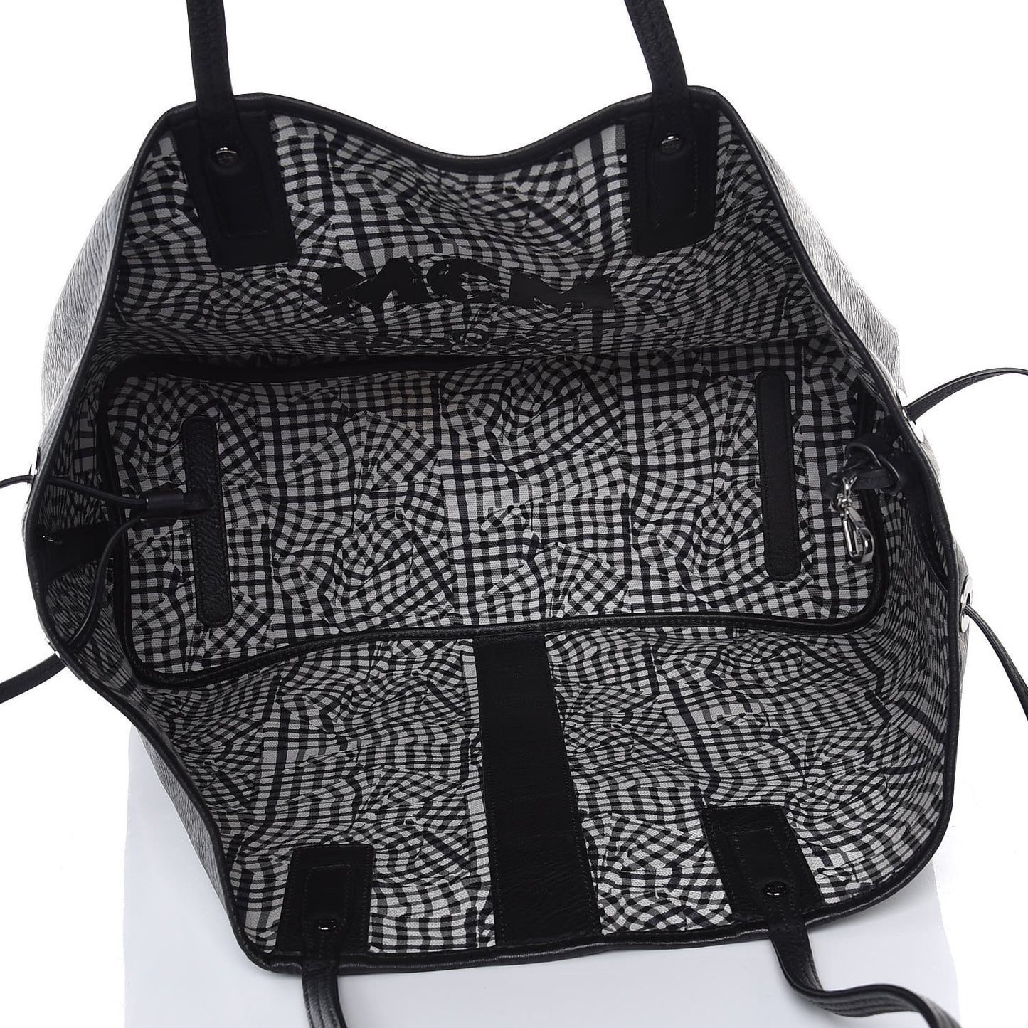 Visetos Large Liz Reversible Shopper Tote Black