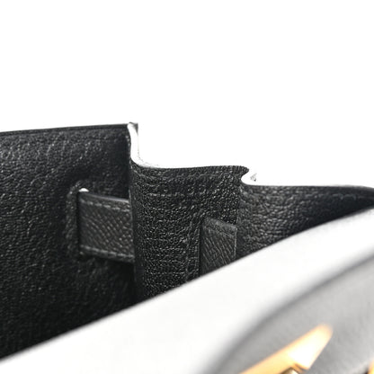 Hermes Epsom Kelly Sellier 28 Black 7 of 13