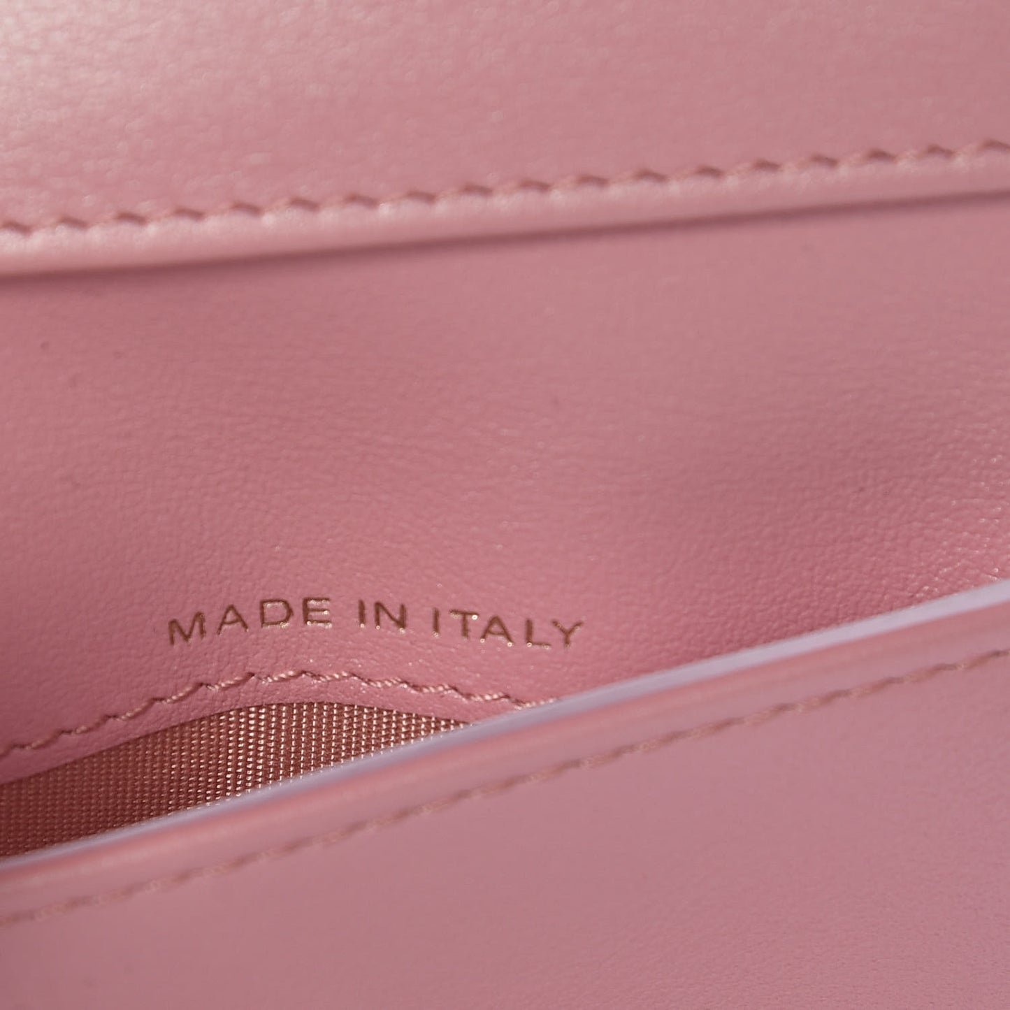 Iridescent Caviar Small Quilted Flap Wallet Rose Pink