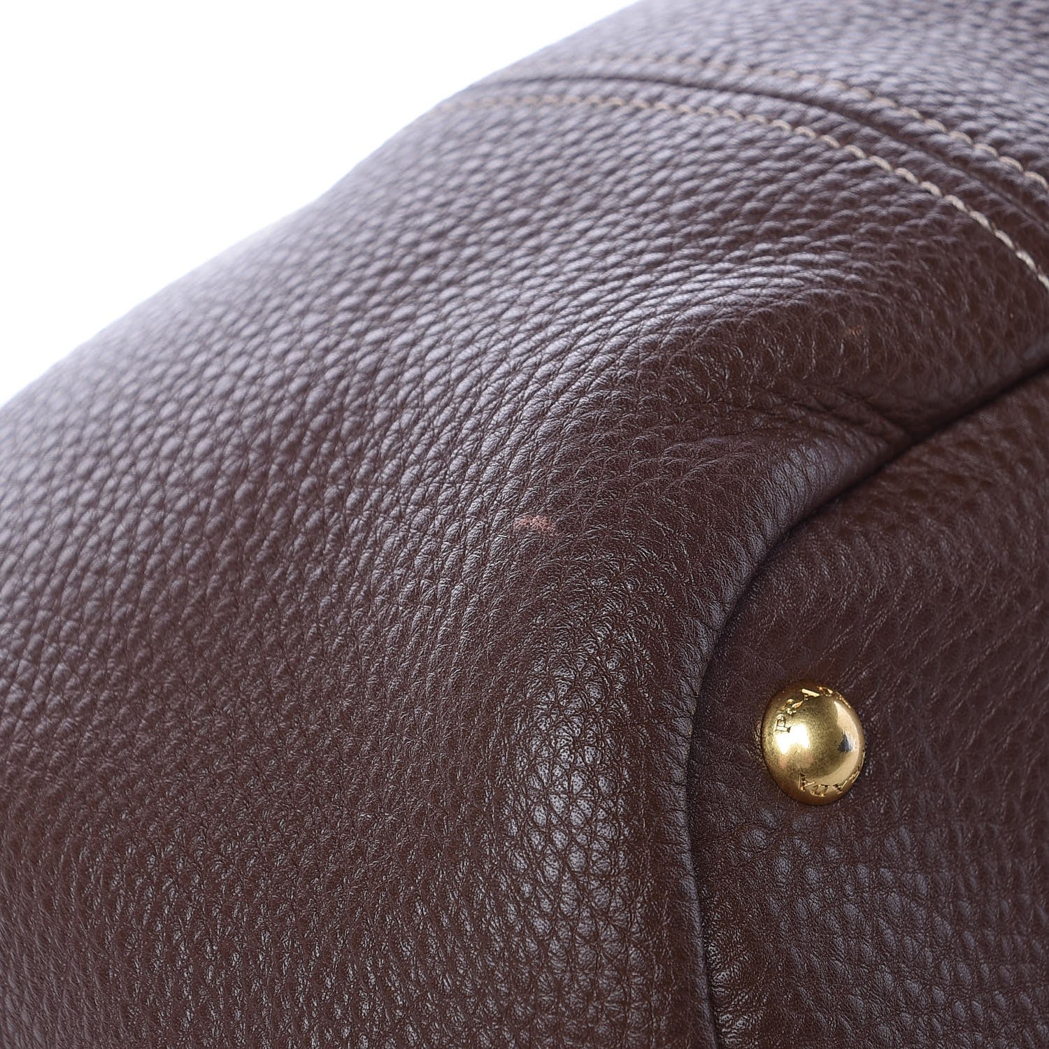 Prada Vitello Daino Tote Bruciato 10 of 10
