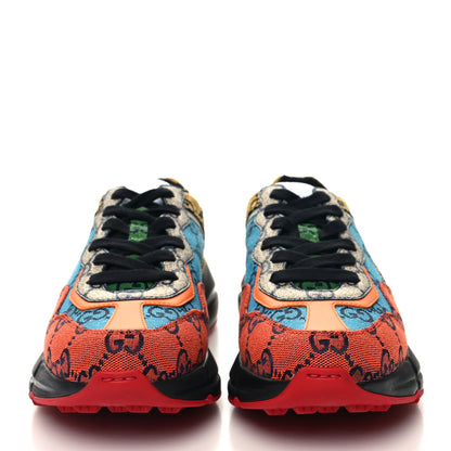Gucci Monogram Multicolor GG Supreme Monogram Womens Rhyton Sneakers 36.5 Multicolor 2 of 8