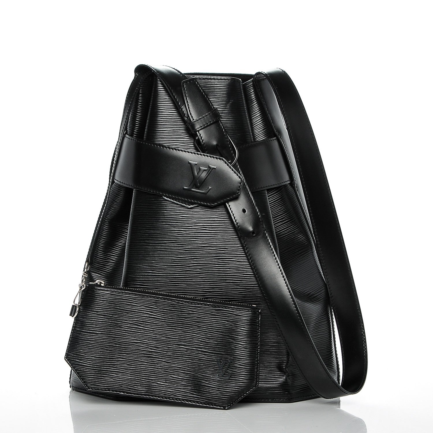 Louis Vuitton Epi Sac D'Epaule GM Black 5 of 8