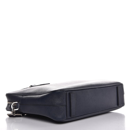 Prada Saffiano Travel Briefcase Baltico 4 of 8