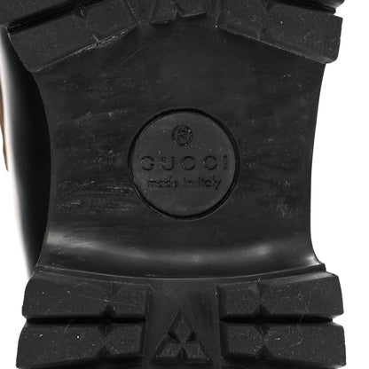 Gucci Cordovan Lux Mens Harald Horsebit Ankle Boots 7.5 Black 6 of 10