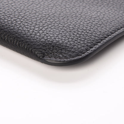 Christian Louboutin Calfskin Loubicute Charms Clutch Black 8 of 8