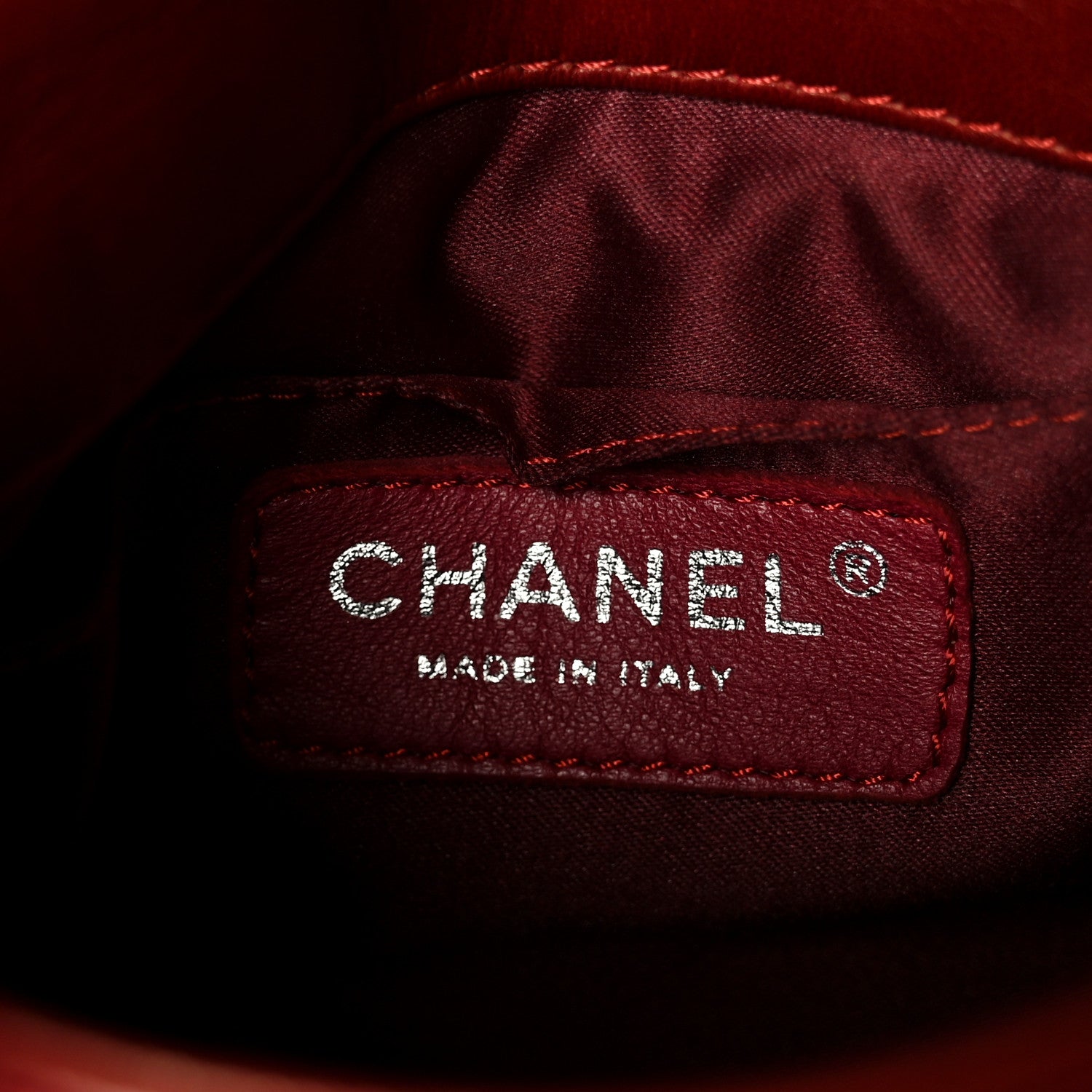 Chanel Lambskin Quilted Mini Chanel 3 Flap Red 6 of 11