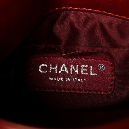 Chanel Lambskin Quilted Mini Chanel 3 Flap Red 6 of 11