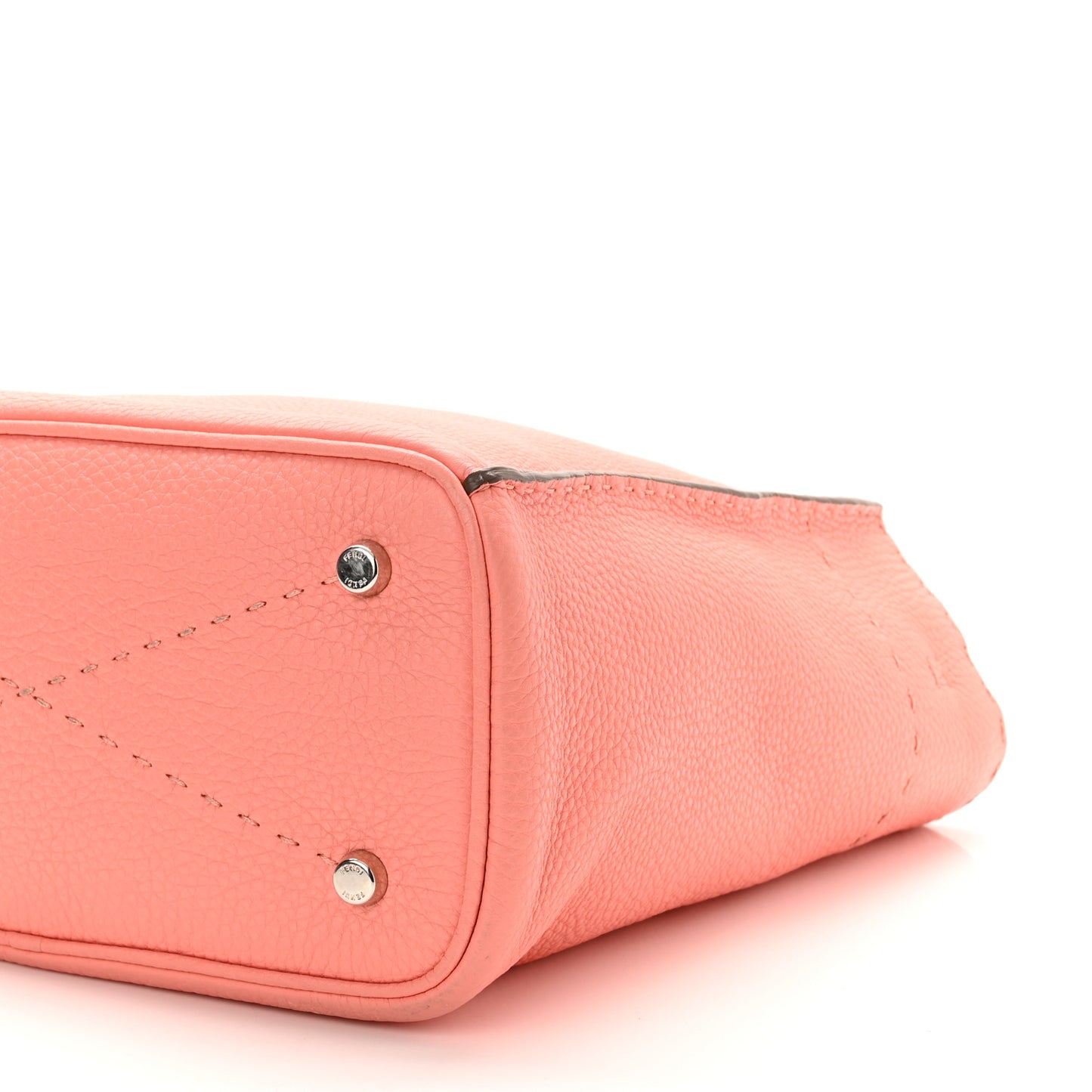 Cuoio Romano Selleria Small Anna Bucket Bag Pesca