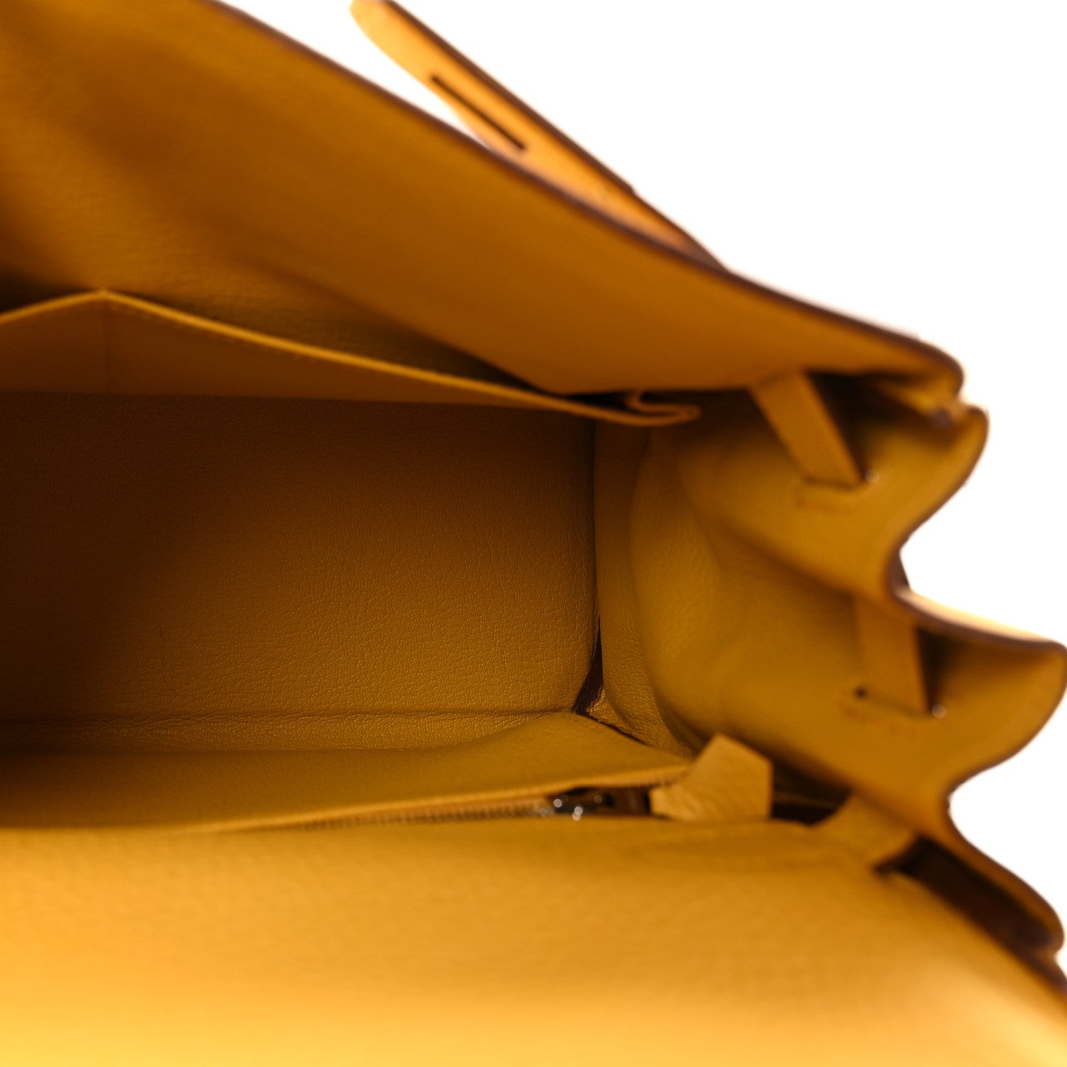 Hermes Togo Kelly Retourne 28 Jaune Ambre 4 of 8