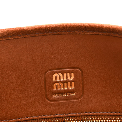 Miu Miu Camoscio Large Aventure Bag 10 of 17