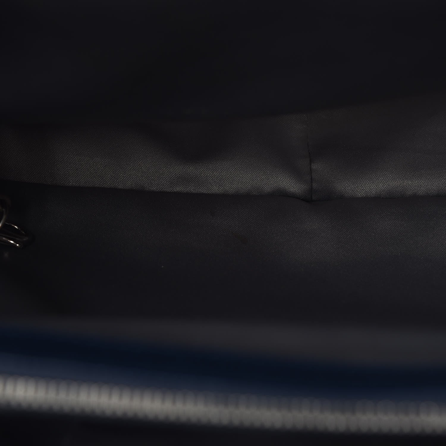 Chanel Caviar Quilted XL Grand Shopping Tote GST Navy Blue 9 of 18