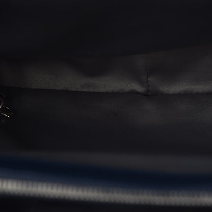 Chanel Caviar Quilted XL Grand Shopping Tote GST Navy Blue 9 of 18