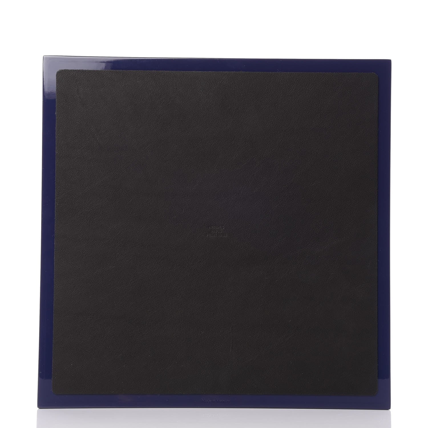 Hermes Lacquered Wood Large A Walk in The City Box Evening Bleu Nuit 3 of 9