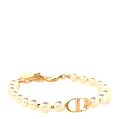 Christian Dior Pearl 30 Montaigne Bracelet Gold 1 of 5