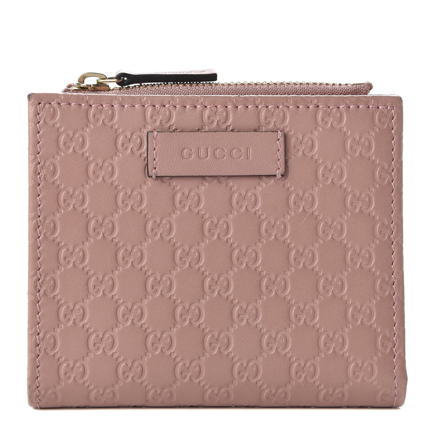 Gucci Microguccissima Bi-Fold Wallet Soft Pink 1 of 6