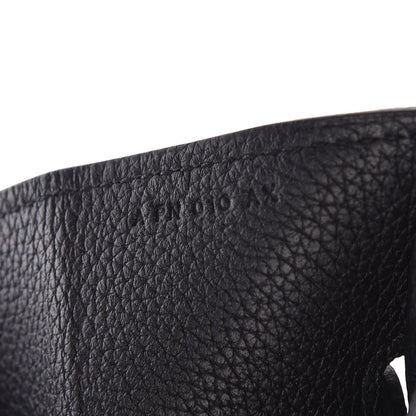 Hermes Togo Wool HAC Travel Birkin 50 Black 9 of 10