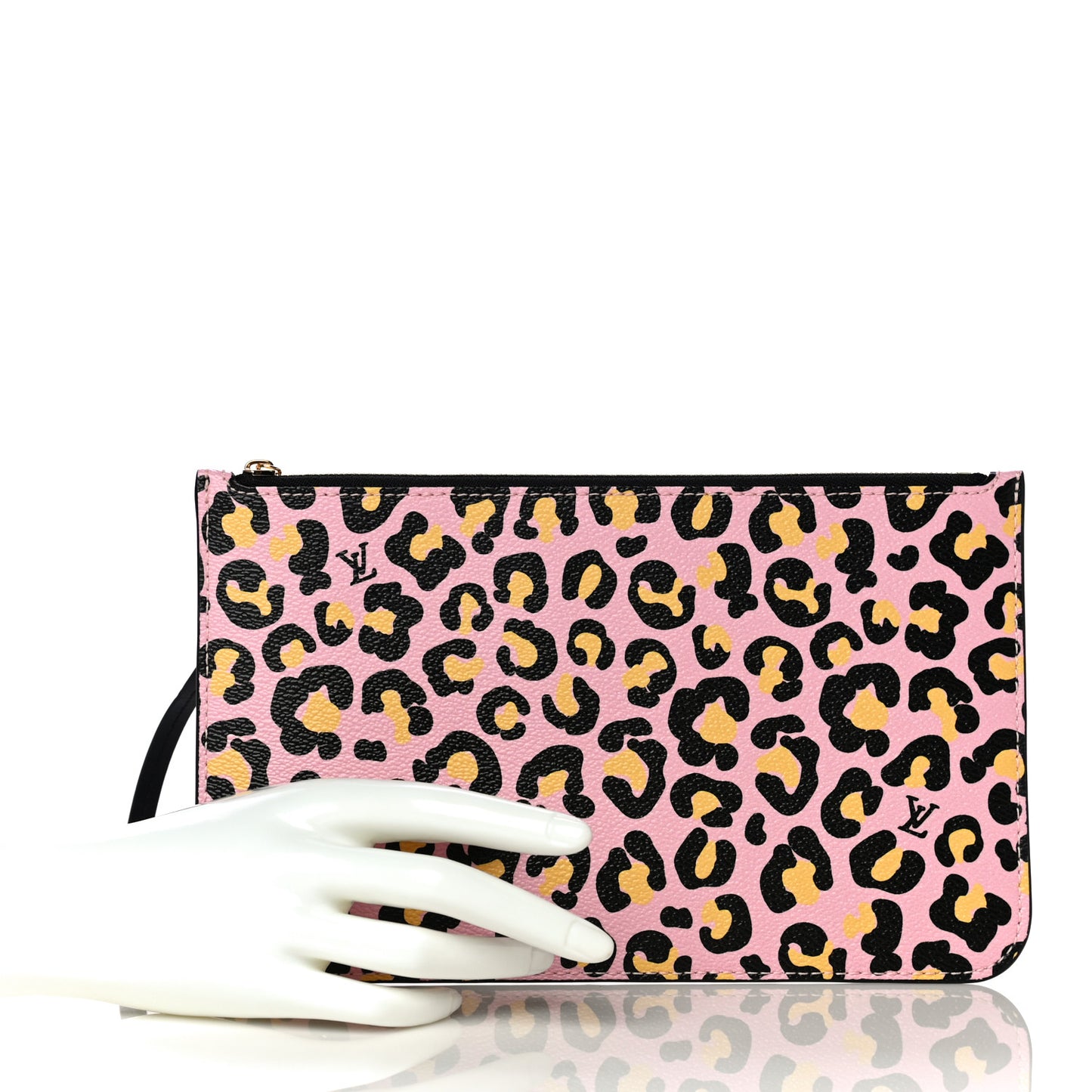 Monogram Giant Wild At Heart Neverfull MM Pochette Black