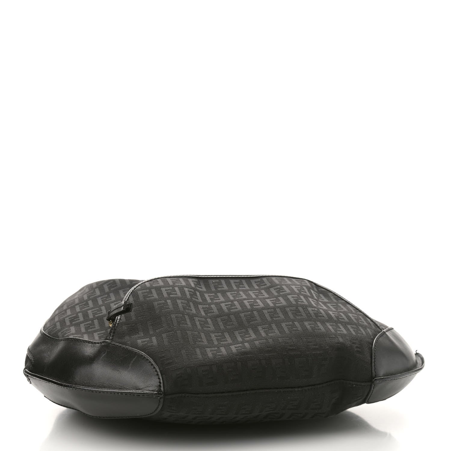 Fendi Zucchino Cuoio Chef Hobo Black 4 of 8