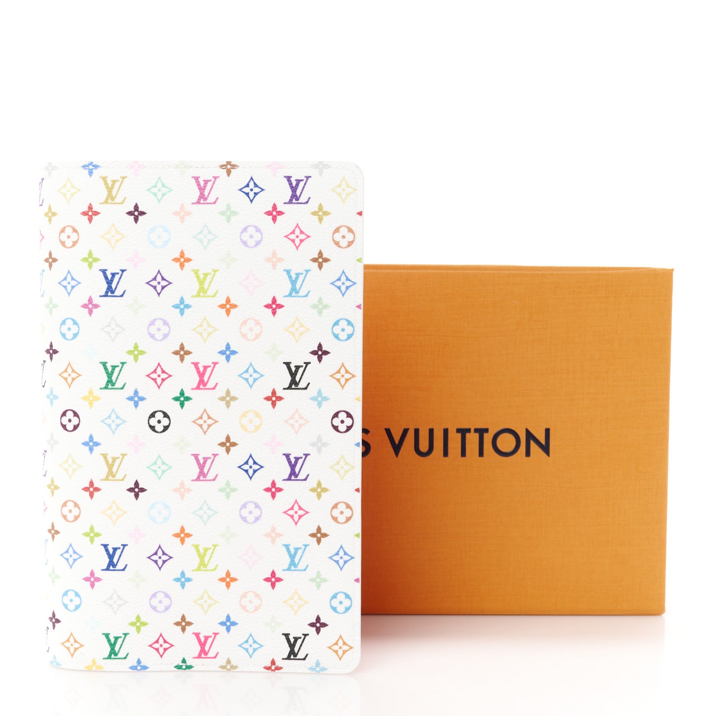 LV X TM Monogram Multicolor Emily Notebook Cover MM White