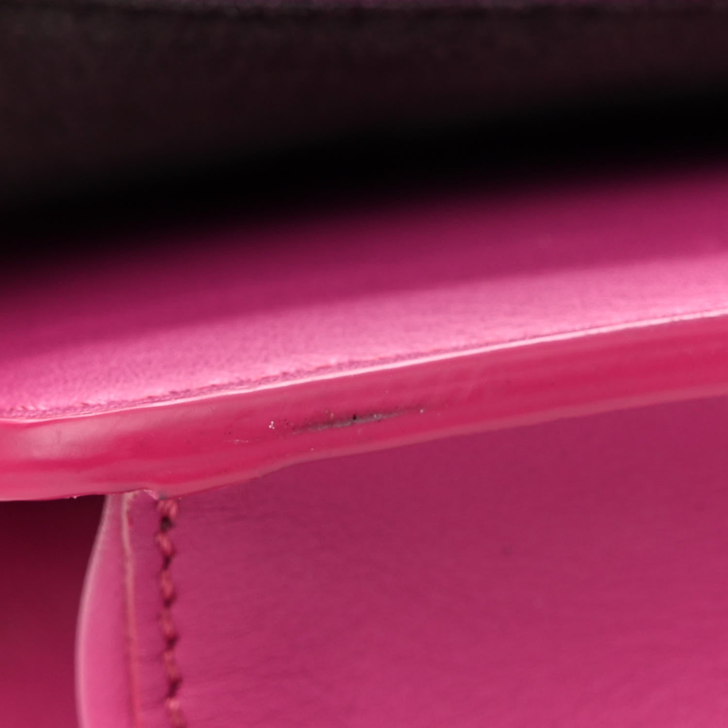Fendi Snakeskin Tube Wallet on Chain Magenta 16 of 20
