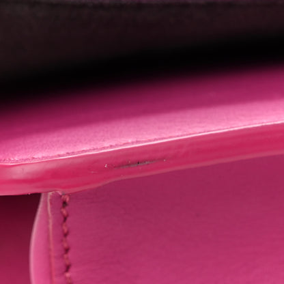Fendi Snakeskin Tube Wallet on Chain Magenta 16 of 20