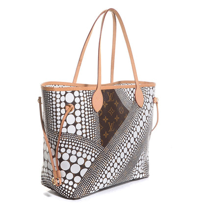 Louis Vuitton Monogram Kusama Waves Neverfull MM White 3 of 7