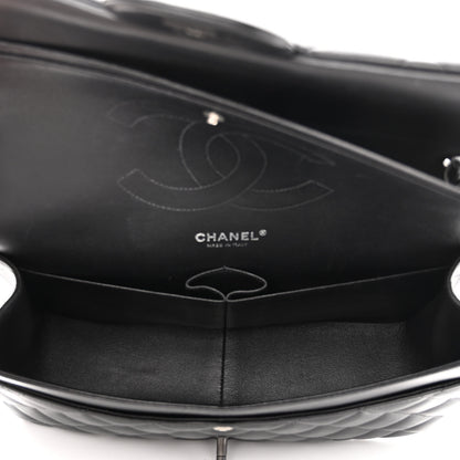 Chanel Lambskin Quilted Jumbo Double Flap So Black 5 of 11