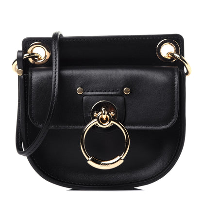 Chloe Shiny Calfskin Tess Mini Crossbody Bag Black 1 of 11