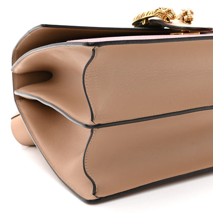 Gucci Moon Calfskin Web Large Dionysus Bamboo Top Handle Bag Camelia Bright Evergreen Hibiscus Red 8 of 16