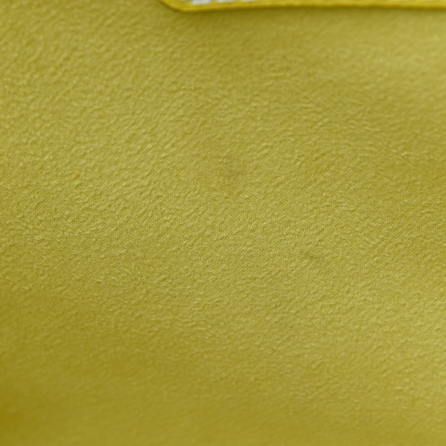 Drummed Calfskin Mini Luggage Citron