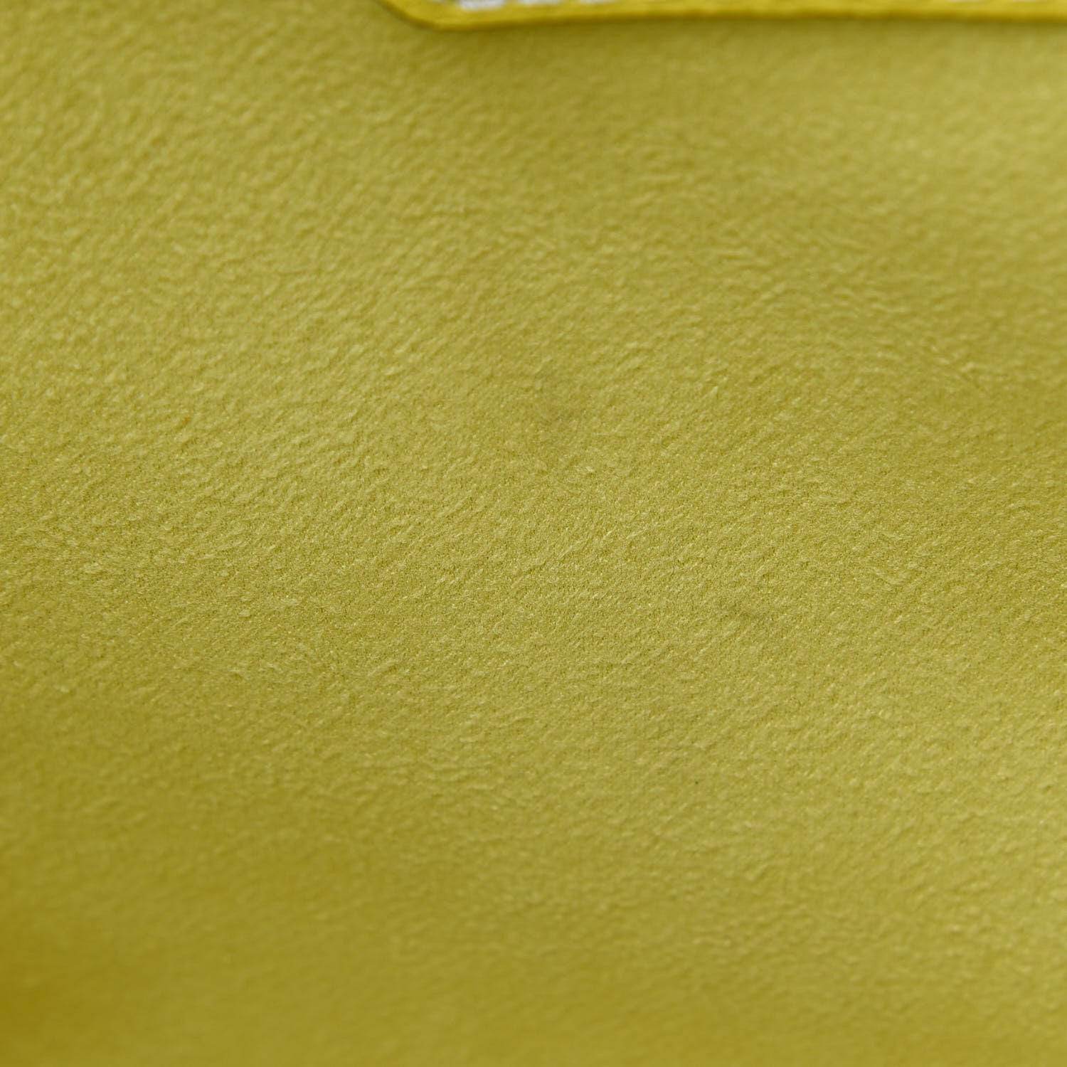 Celine Drummed Calfskin Mini Luggage Citron 9 of 9