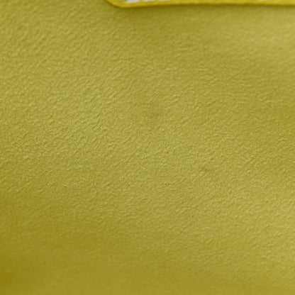 Celine Drummed Calfskin Mini Luggage Citron 9 of 9