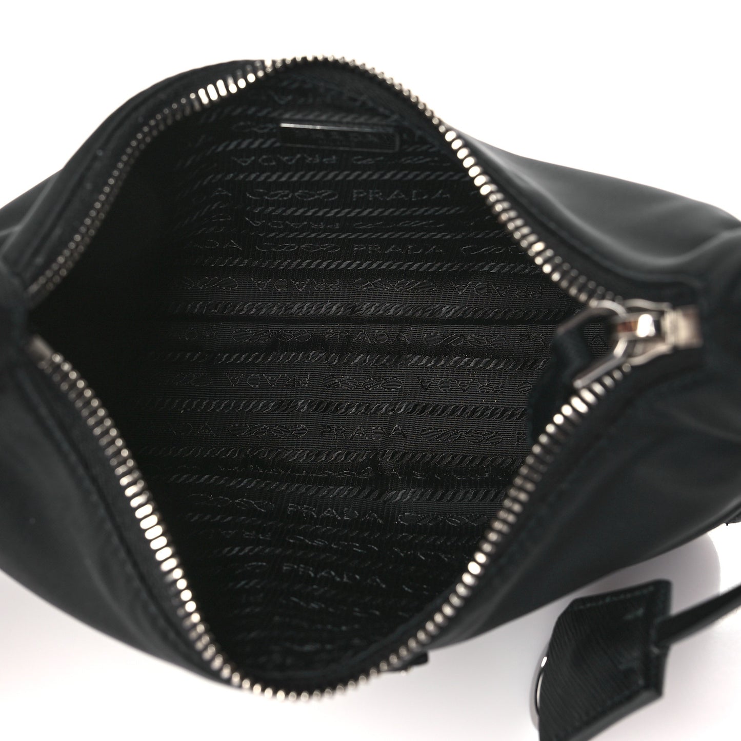 Tessuto Nylon Saffiano Mini Re-Edition 2005 Bag Black