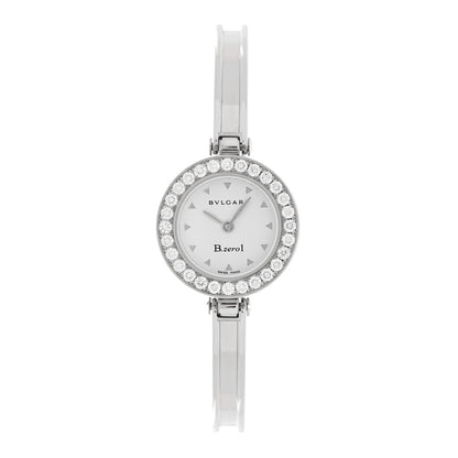 Bulgari Stainless Steel Diamond Bezel 22mm B.Zero1 Quartz Watch White 1 of 4