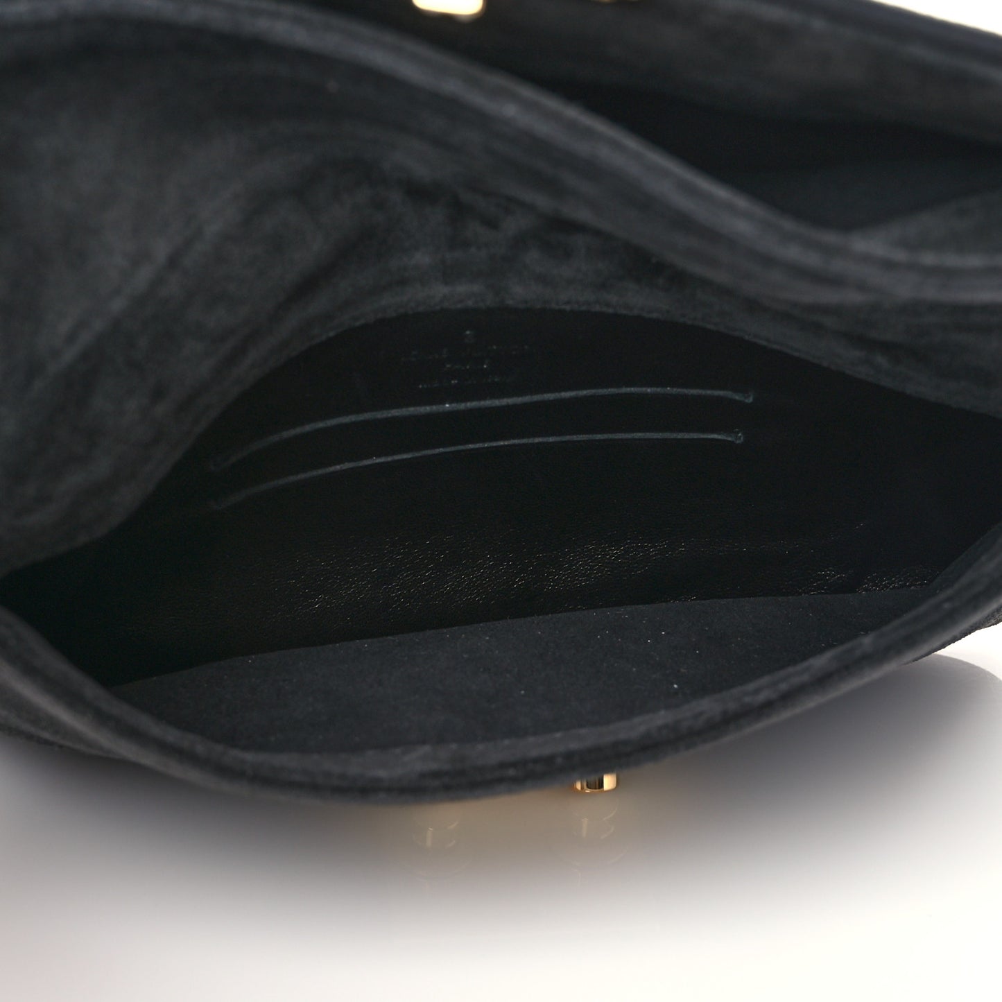 Suede Sofia Coppola Slim Clutch MM