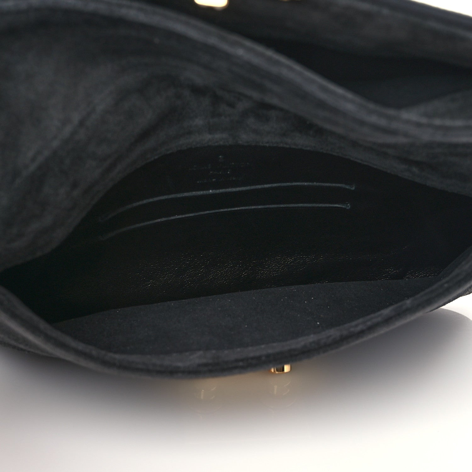 Louis Vuitton Suede Sofia Coppola Slim Clutch MM 7 of 8