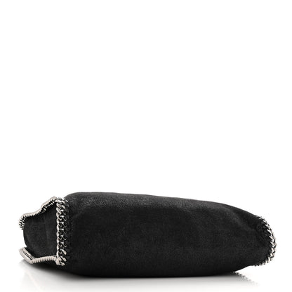 Stella McCartney Shaggy Deer Small Falabella Fold Over Tote Black 4 of 9