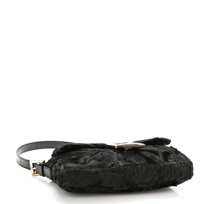 Fendi Persian Lamb Baguette Black 4 of 9