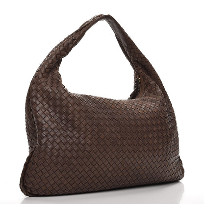 Bottega Veneta Nappa Intrecciato Large Veneta Hobo Ebano 3 of 13