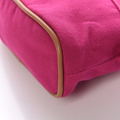 Hermes Cotton Canvas Mini Bolide Travel Cosmetic Pouch 8 of 8