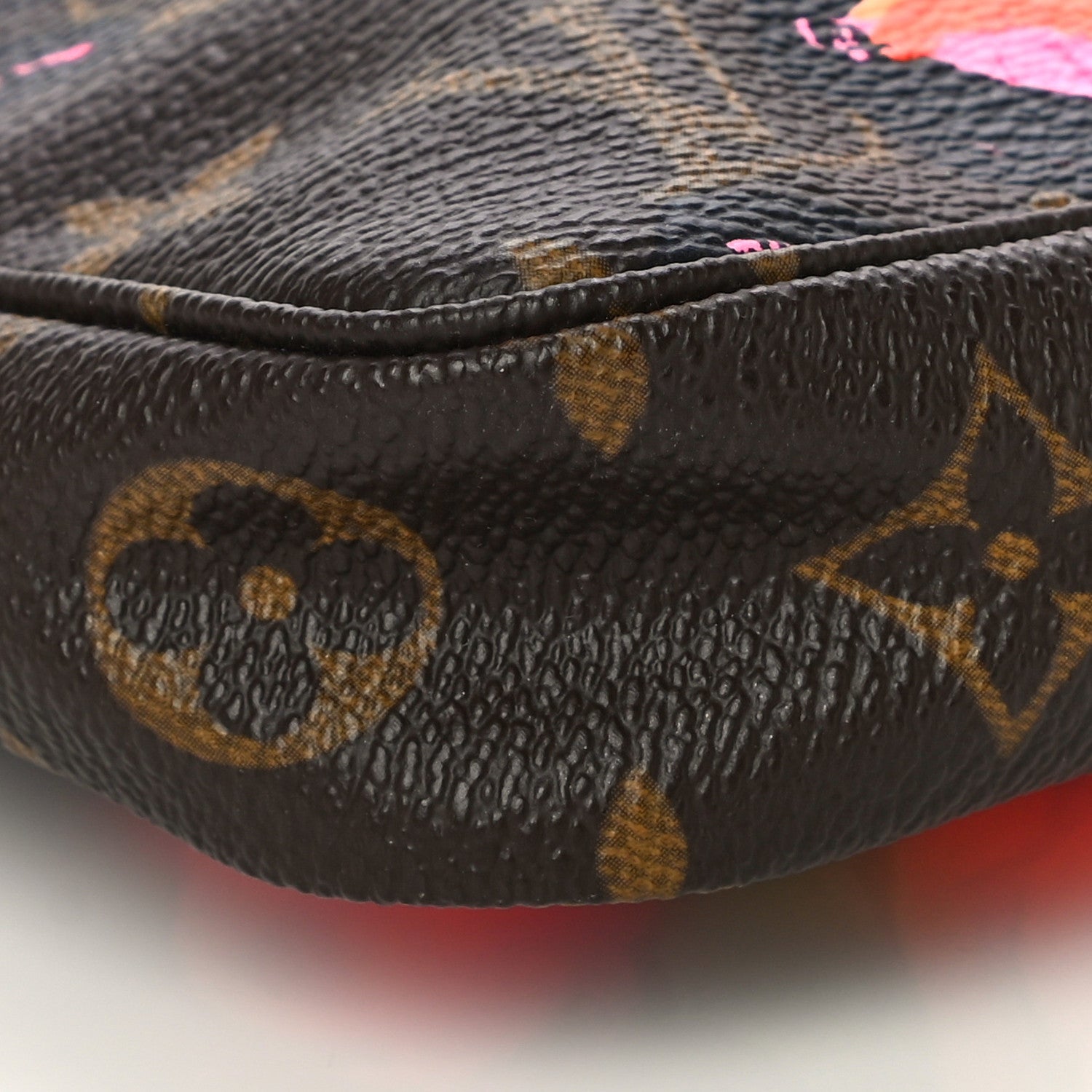 Louis Vuitton Monogram Roses Pochette Accessories 9 of 10