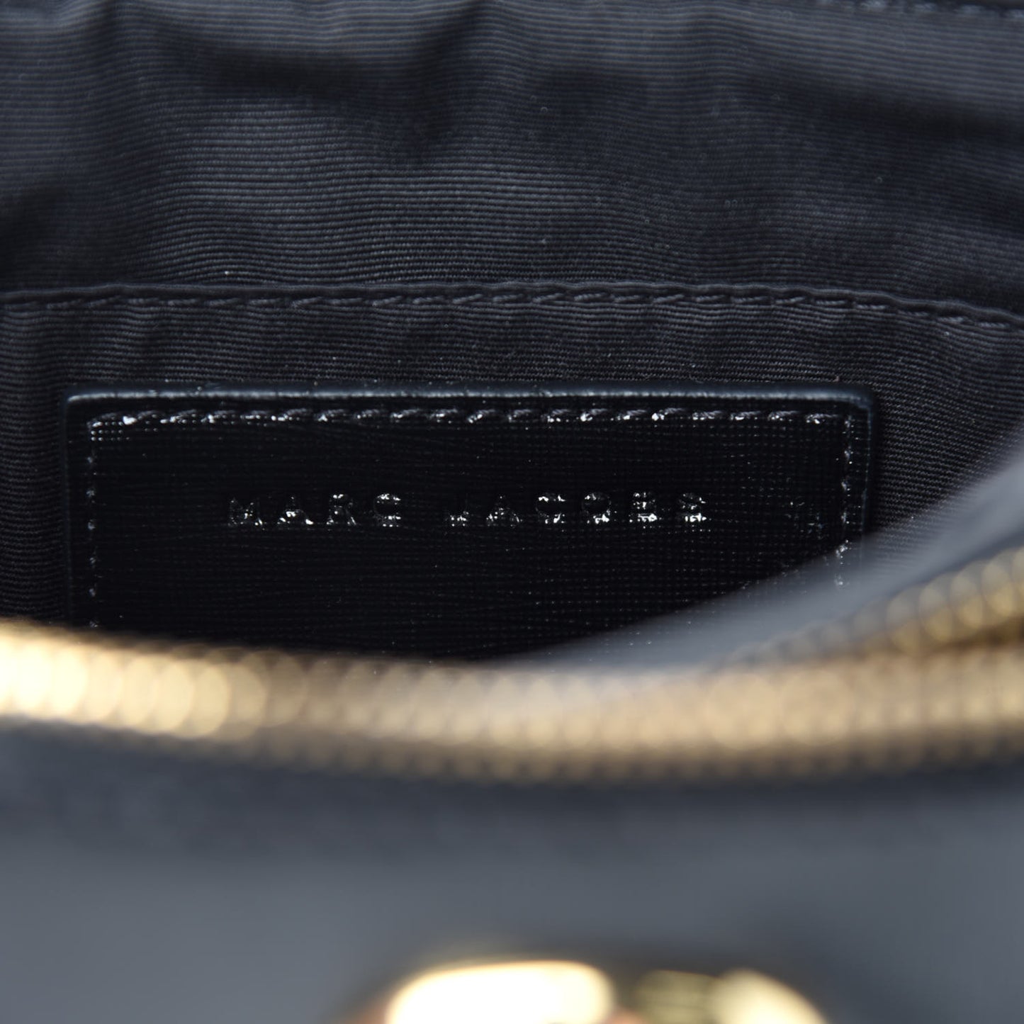 Saffiano Small Snapshot Camera Bag Black