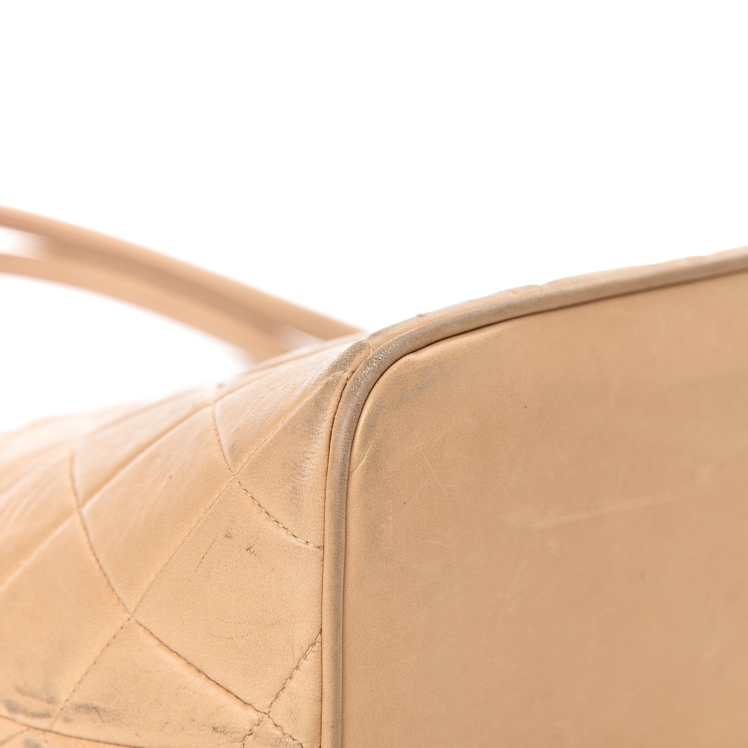 Chanel Lambskin Quilted Medallion Tote Beige 17 of 27