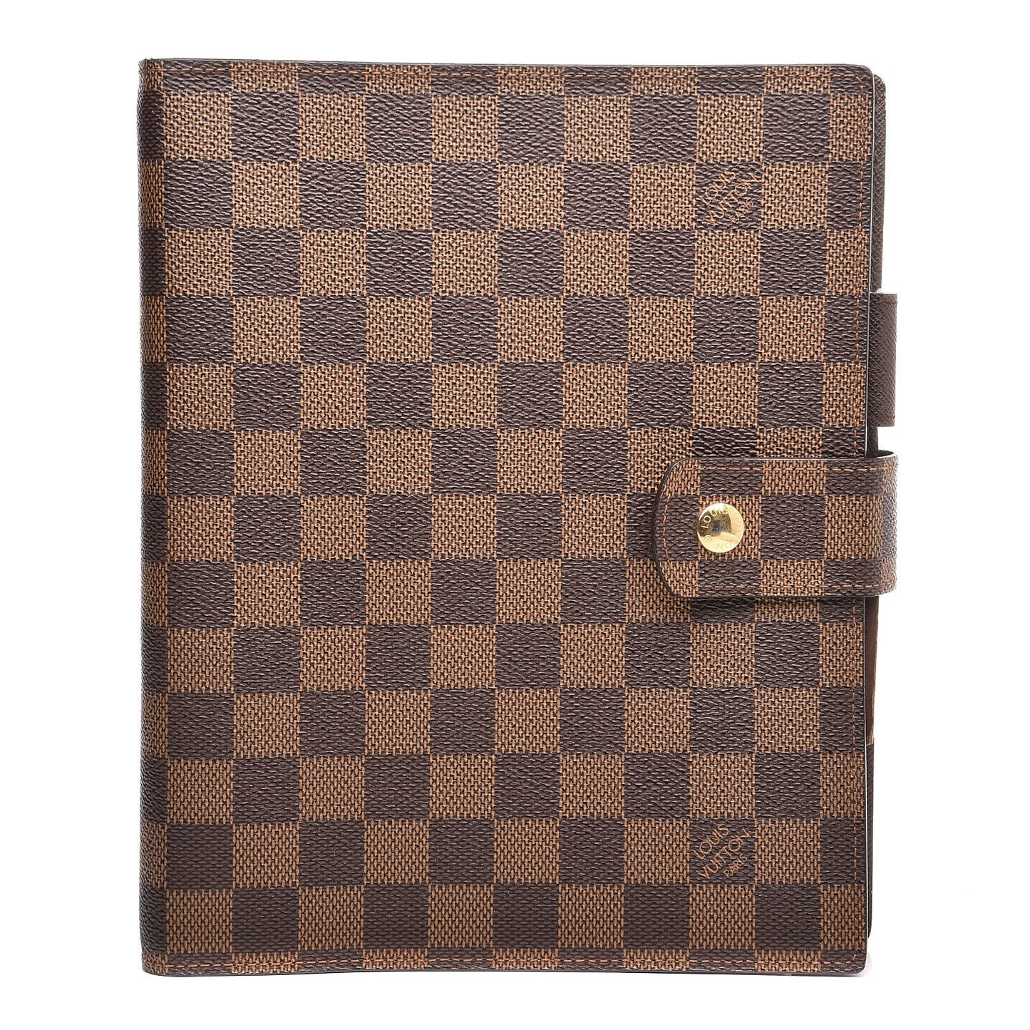 Damier Ebene Large Ring Agenda Cover