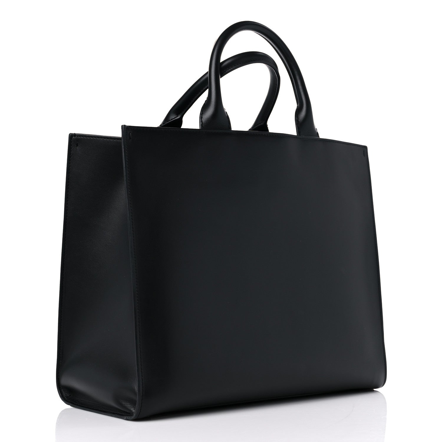 Dolce & Gabbana Calfskin Medium DG Daily Shopper Tote Black 3 of 11