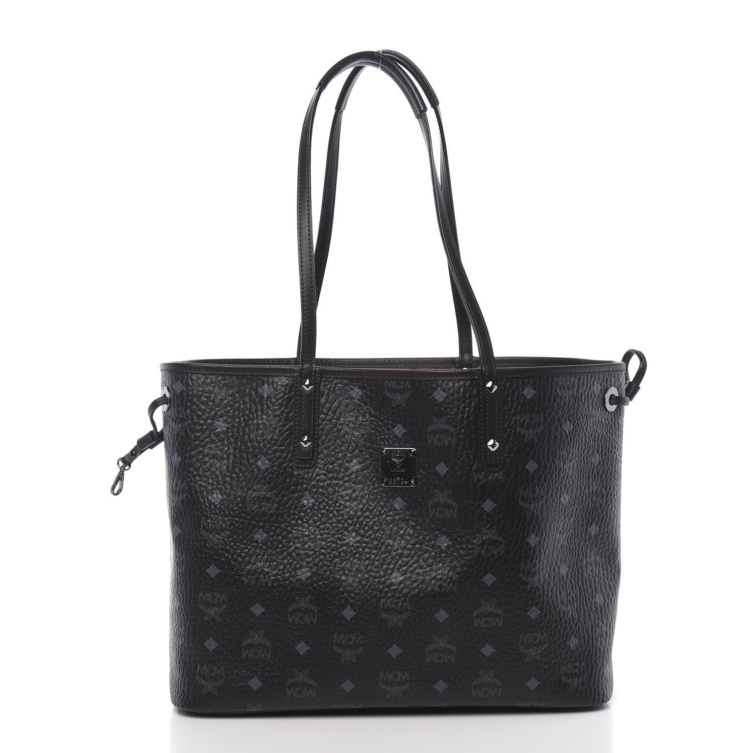 MCM Metallic Galaxy Visetos Medium Project Reversible Shopper Tote Black Multicolor 4 of 18
