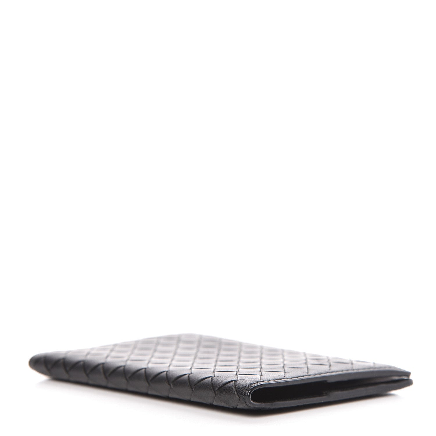 Bottega Veneta Nappa Intrecciato Passport Case Black 4 of 6