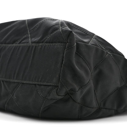 Prada Nylon Tessuto Impuntu Quilted Flap Shoulder Bag Black 8 of 10